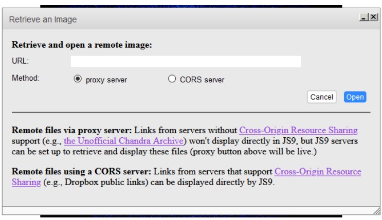 Open Remote File Interface