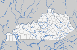 Regions of Kentucky map is located in Kentucky